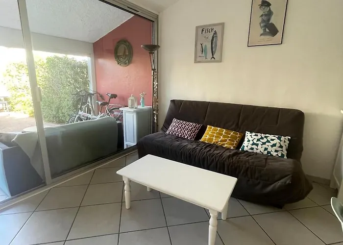 Maisonnette Cosy Piscine Parking * 滨海阿热莱斯